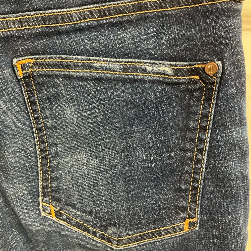 Pilcro and the Letterpress Women's Size 27 Tall Dark Wash Semi Bootcut Jeans - Picture 7 of 12